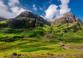 Lais Puzzle - Die Berge von Glencoe bei Sonnenaufgang im Sommer, Schottland - 1.000 Teile