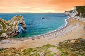 Lais Puzzle - Durdle Door, natürlicher Kalksteinbogen an der Jurassic Coast bei Lulworth in Dorset, England - 2.000 Teile