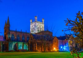 Lais Puzzle - Blick auf die Kathedrale von Chester bei Sonnenuntergang, England - 1.000 Teile
