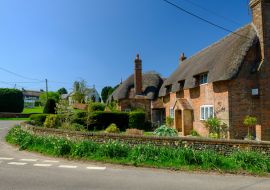 Lais Puzzle - Frühlingssonne am Nachmittag im Dorf Beauworth, Hampshire, England - 1.000 Teile