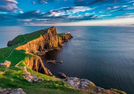Lais Puzzle - Wunderschöner Sonnenuntergang am Leuchtturm von Neist Point in Schottland - 1.000 Teile