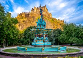 Lais Puzzle - Edinburgh Castle und Ross Fountain - 1.000 Teile