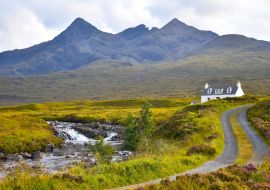 Lais Puzzle - Willkommen in Sligachan, einem der schönsten und einzigartigsten Orte auf der Isle of Skye und sogar in ganz Schottland. Isle of Skye, Hochland, Schottland - 1.000 Teile