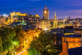 Lais Puzzle - Sonnenuntergang in Edinburgh - 2.000 Teile