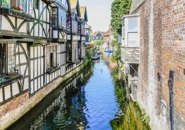 Lais Puzzle - Historisches Zentrum von Canterbury mit Fachwerkhäusern und dem Fluss Great Stour, Kent, UK - 1.000 Teile