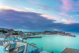 Lais Puzzle - Das schöne Küstenstädtchen St. Ives in Cornwall, England, in der Morgendämmerung - 2.000 Teile