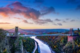 Lais Puzzle - Clifton-Hängebrücke im frühen Morgenlicht, Bristol, Avon, England, Vereinigtes Königreich - 2.000 Teile
