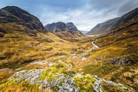 Lais Puzzle - Panorama von den Three Sisters in Glencoe, Highlands in Schottland - 2.000 Teile