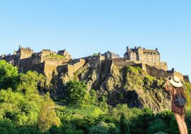 Lais Puzzle - Blick auf den Hügel von Edinburgh Castle. Edinburgh Castle - 1.000 Teile