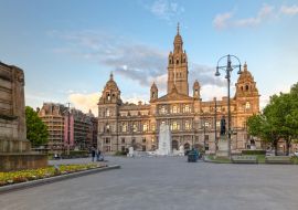 Lais Puzzle - Glasgow City Chambers und George Square in Glasgow, Schottland - 1.000 Teile