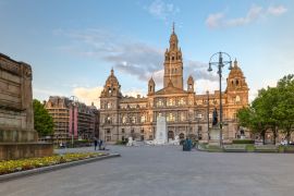Lais Puzzle - Glasgow City Chambers und George Square in Glasgow, Schottland - 2.000 Teile