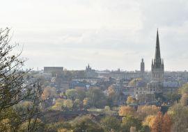 Lais Puzzle - Ansichten von Norwich, Norfolk, UK, von Mousehold Heath - 1.000 Teile