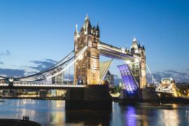 Lais Puzzle - Tower Bridge in der Abenddämmerung, London - 2.000 Teile