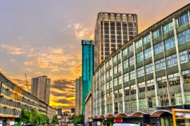 Lais Puzzle - Blick auf Birmingham bei Sonnenuntergang - West Midlands, England - 2.000 Teile