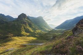 Lais Puzzle - Panoramablick auf Glencoe, nahe Fort William, Highland, Schottland, UK - 2.000 Teile