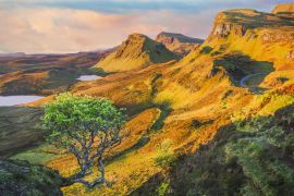 Lais Puzzle - Sonnenaufgang über dem Quiraing auf der Isle of Skye in Schottland - 2.000 Teile