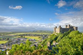 Lais Puzzle - Blick auf die Burg Harlech - 2.000 Teile