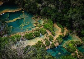 Lais Puzzle - Semuc Champey, Kalksteinbecken am Fluss Cahabon im Departement Alta Verapaz, Guatemala - 1.000 Teile