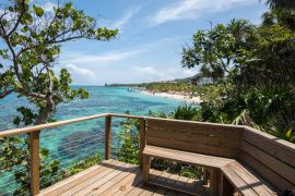 Lais Puzzle - Blick auf die Westbucht von Roatan, Honduras - 2.000 Teile