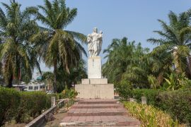 Lais Puzzle - Honduras, San Pedro Sula, Mai, 2009: Stadtzentrum von San Pedro Sula - 2.000 Teile