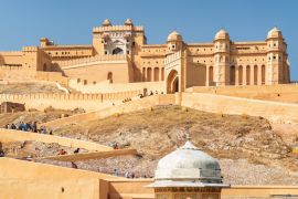 Lais Puzzle - Wunderschöne Aussicht auf das Amer Fort und den Palast, Jaipur, Indien - 2.000 Teile