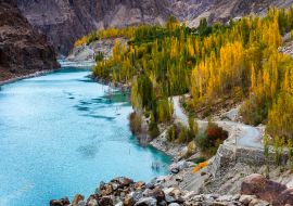 Lais Puzzle - Dorf Alchi am Indus-Fluss im Bezirk Leh in Ladakh, Indien - 1.000 Teile