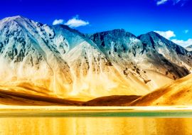 Lais Puzzle - Berge und Pangong tso (See), Leh, Ladakh, Jammu Kaschmir, Indien - 1.000 Teile