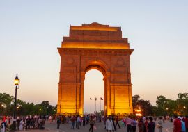 Lais Puzzle - Sonnenuntergang am India Gate, Neu-Delhi, Indien - 1.000 Teile