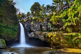 Lais Puzzle - Tegenungan-Wasserfall bei Ubud auf Bali, Indonesien - 2.000 Teile