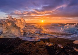 Lais Puzzle - Eis am Strand von Jokulsarlon - Südostisland - 1.000 Teile