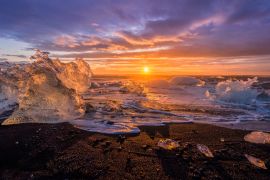 Lais Puzzle - Eis am Strand von Jokulsarlon - Südostisland - 2.000 Teile