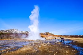 Lais Puzzle - Ausbruch des Geysirs Strokkur, Goldener Kreis, Island - 2.000 Teile