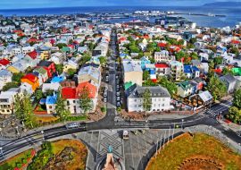 Lais Puzzle - Panorama von Reykjavík - der Hauptstadt und größten Stadt Islands - 1.000 Teile
