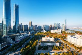 Lais Puzzle - Skyline der Türme von Tel Aviv und Israel in der Luft - 2.000 Teile