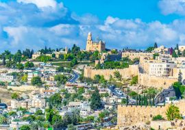 Lais Puzzle - Luftaufnahme des Franziskanerklosters von Dormition in Jerusalem, Israel - 1.000 Teile