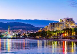 Lais Puzzle - Sonnenuntergangsansicht von Eilat in Israel - 1.000 Teile