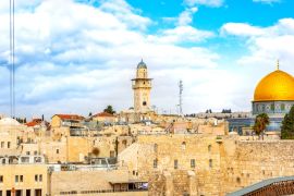 Lais Puzzle - Blick auf den Tempelberg in Jerusalem, einschließlich der Westmauer und des goldenen Felsendoms - 2.000 Teile