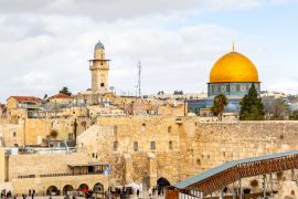 Lais Puzzle - Blick auf den Tempelberg in Jerusalem, einschließlich der Westmauer und des goldenen Felsendoms - 2.000 Teile