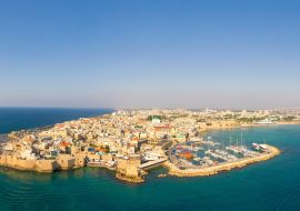 Lais Puzzle - Luftaufnahme der alten Stadt und des Hafens von Akko, Israel - 1.000 Teile