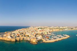 Lais Puzzle - Luftaufnahme der alten Stadt und des Hafens von Akko, Israel - 2.000 Teile