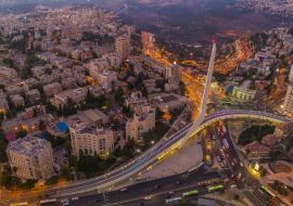 Lais Puzzle - Jerusalemer Stadtzentrum bei Nacht, Israel - 1.000 Teile
