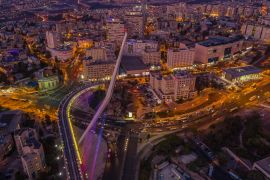 Lais Puzzle - Jerusalemer Stadtzentrum bei Nacht, Israel - 2.000 Teile