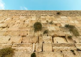 Lais Puzzle - Blick aus geringer Höhe auf die Steine der Klagemauer in Jerusalem, Israel - 1.000 Teile