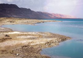 Lais Puzzle - Berge und Totes Meer bei Sonnenuntergang an einem sonnigen Tag - 1.000 Teile