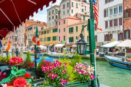 Lais Puzzle - Straßencafé im Canal Grande in Venedig, Italien - 2.000 Teile