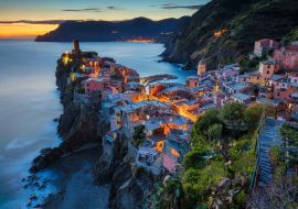 Lais Puzzle - Vernazza (Cinque Terre, Italien), bei Sonnenuntergang - 1.000 Teile
