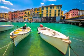 Lais Puzzle - Peschiera del Garda bunte Hafen und Boote Blick - 2.000 Teile