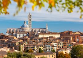 Lais Puzzle - Schöner Blick auf die Kuppel und den Campanile des Doms von Siena, den Duomo di Siena und die Altstadt der mittelalterlichen Stadt Siena - 1.000 Teile