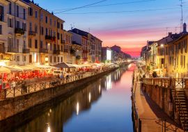 Lais Puzzle - Mailand. Kanal Naviglio Grande - 1.000 Teile