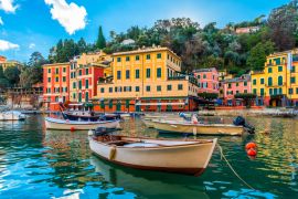 Lais Puzzle - Blick auf den Hafen mit angedockten Booten, Portofino, Ligurien - 2.000 Teile